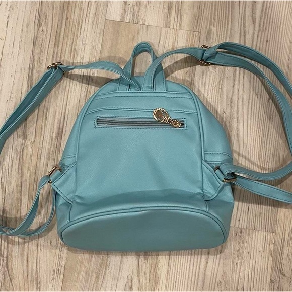 teal mini backpack - Picture 2 of 4